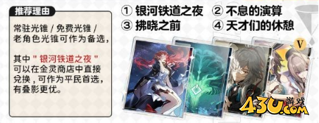 崩坏星穹铁道姬子启行怎么选光锥 姬子启行光锥搭配攻略