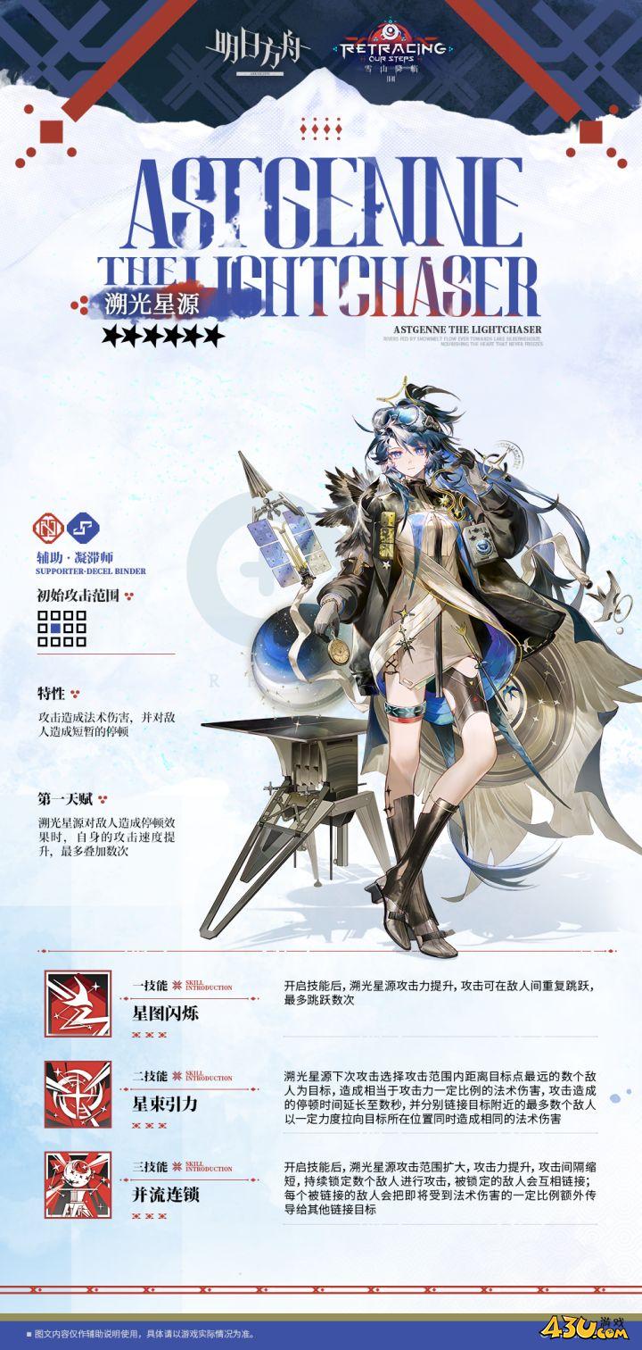 明日方舟干员全图鉴 溯光星源干员图文介绍