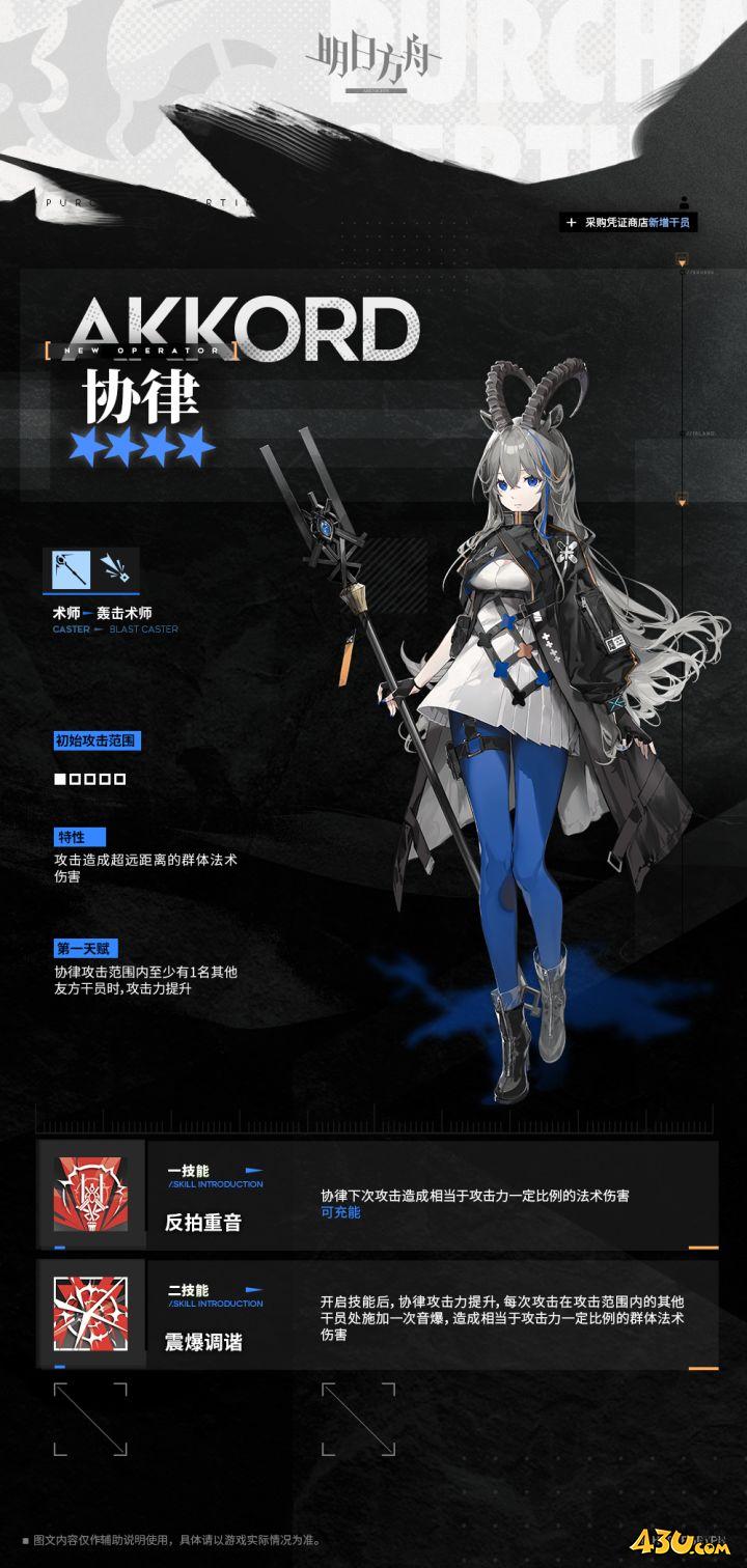 明日方舟干员全图鉴 协律干员图文介绍