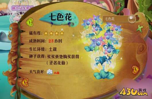 小花仙花种全图鉴 七色花图文介绍